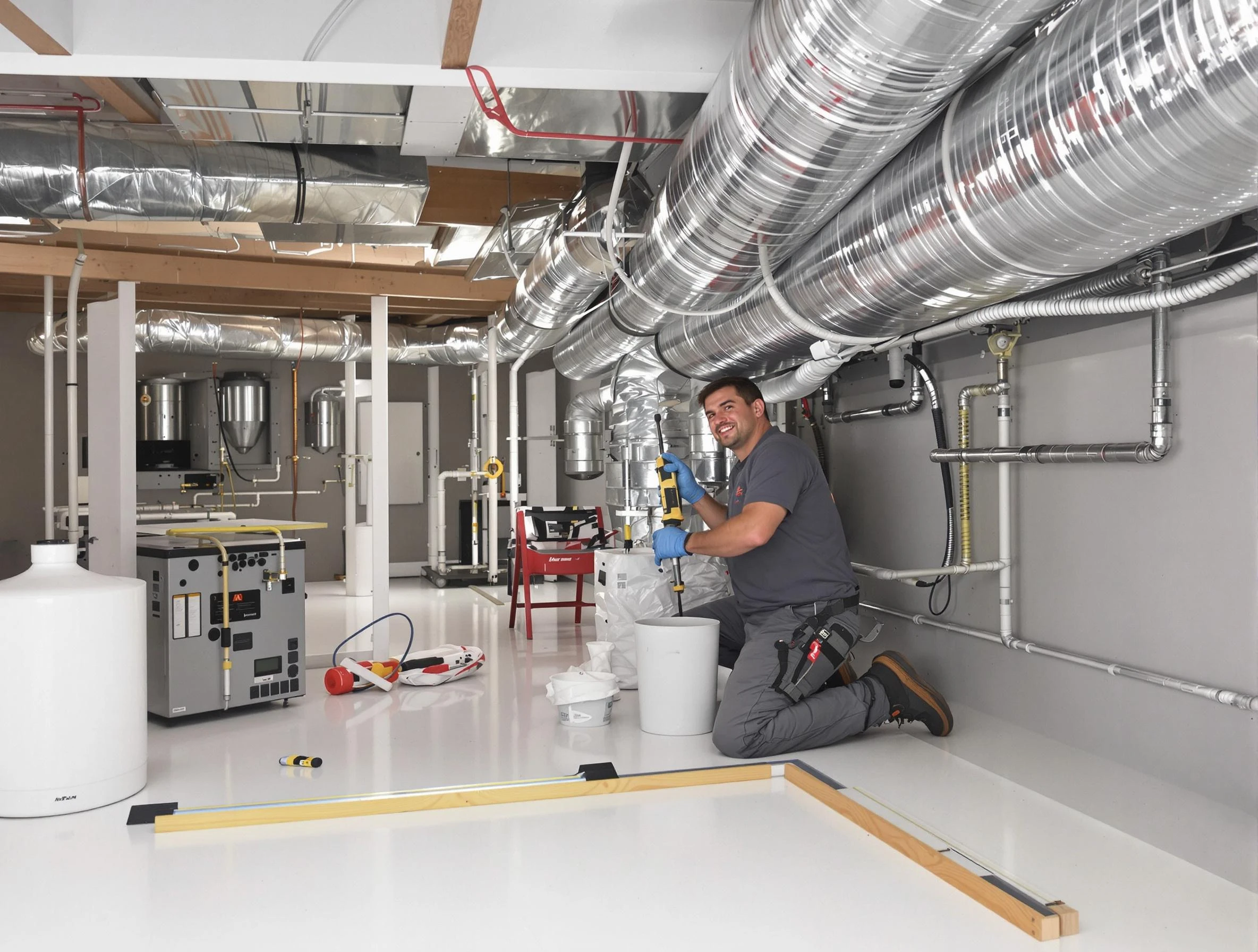 Professional duct sealing service by Placitas Air Duct Cleaning in Placitas