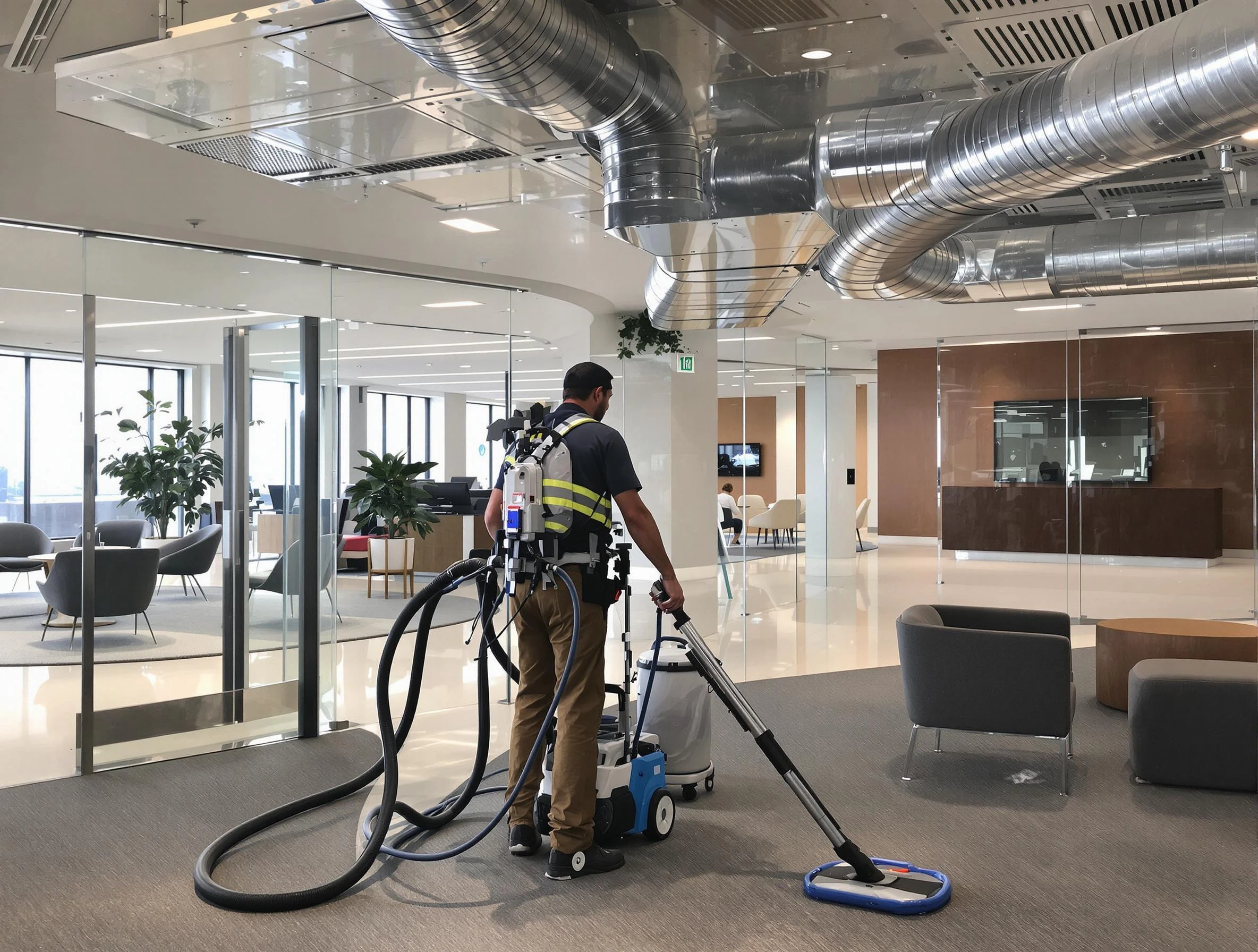 Commercial duct cleaning service by Placitas Air Duct Cleaning in Placitas