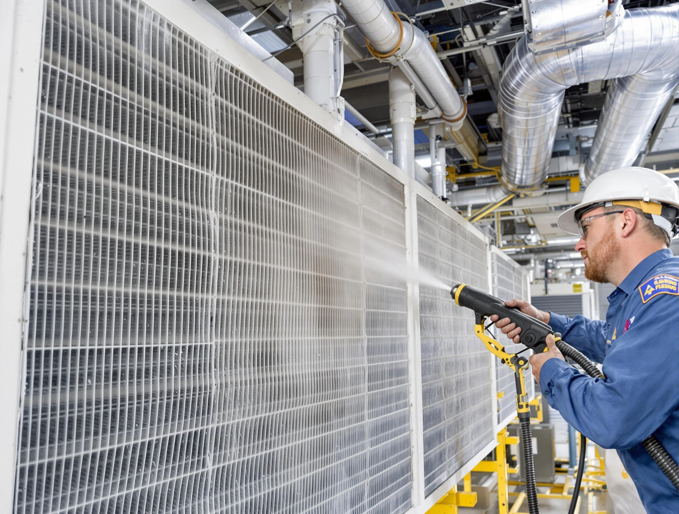 Professional commercial coil cleaning by Placitas Air Duct Cleaning in Placitas